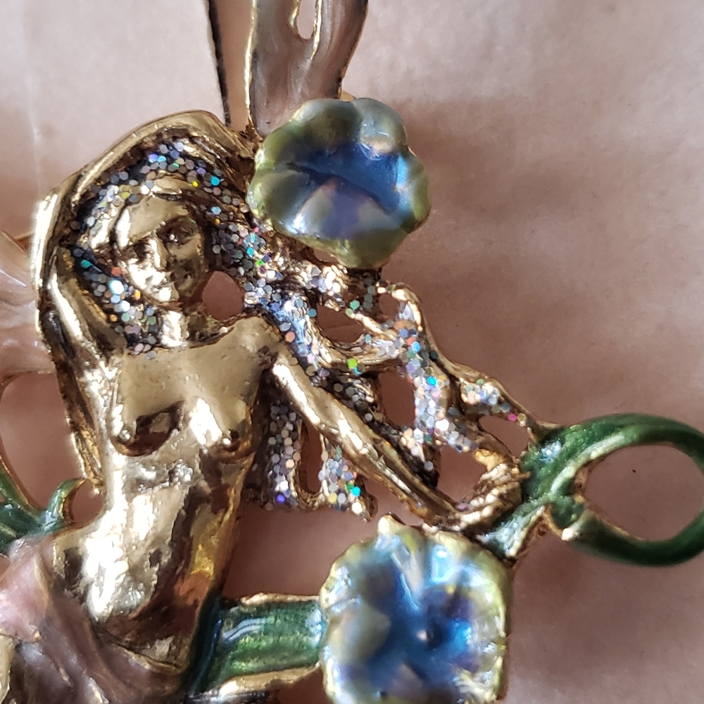 Vintage Kirk's Folly Morning Glory Brooch - Picture 4 of 10
